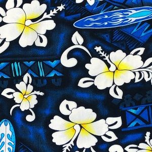 Tiki Palm Dresses - TIKI PALM | Blue Floral Hawaiian Sun Dress Tiki Palm Dresses - TIKI PALM | Blue Floral Hawaiian Sun Dress